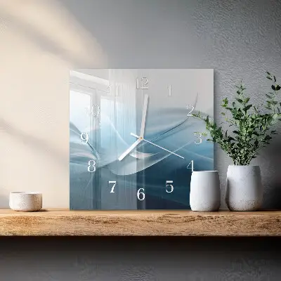 Quadratische wanduhr modern Abstraktion