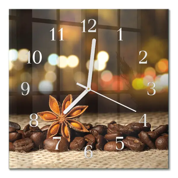 Wanduhr mit motiv quadratisch Anis