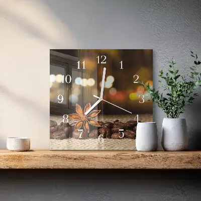 Wanduhr mit motiv quadratisch Anis