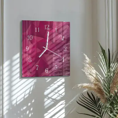 Moderne wanduhr quadratisch Abstraktion