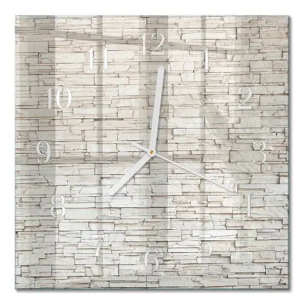 Quadratische wanduhr Klinker