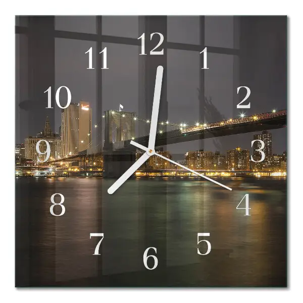 Quadratische wanduhr Horizont