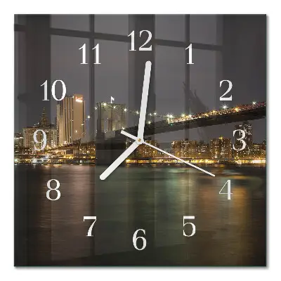 Quadratische wanduhr Horizont