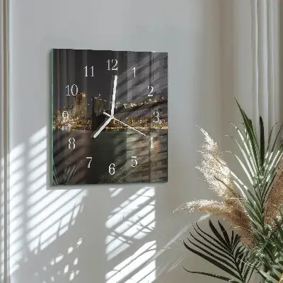 Quadratische wanduhr Horizont