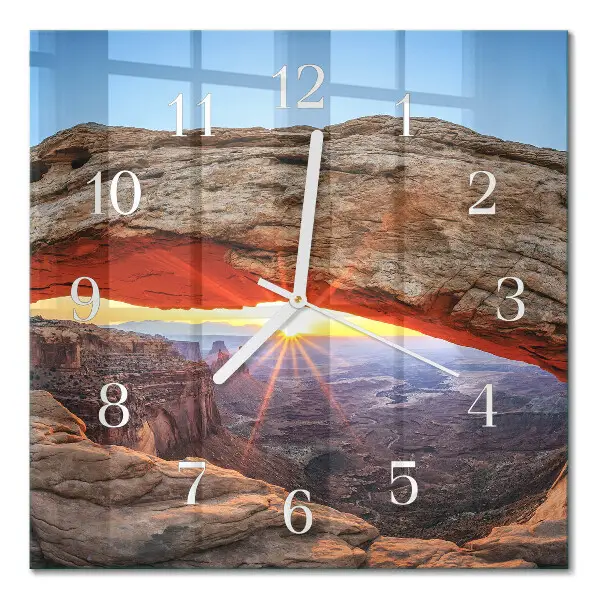 Wanduhr mit motiv quadratisch Grand Canyon