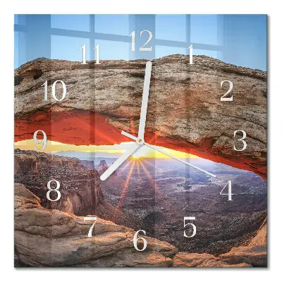 Wanduhr mit motiv quadratisch Grand Canyon