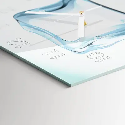 Wanduhr mit motiv quadratisch Eis