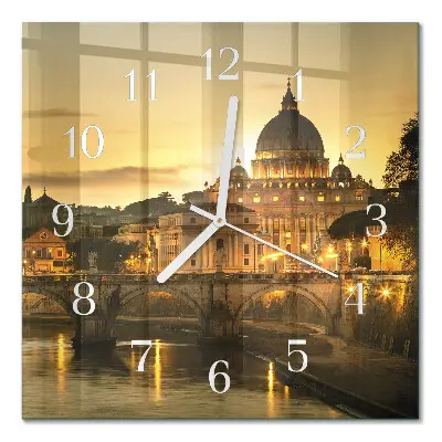 Wanduhr mit motiv quadratisch Basilika