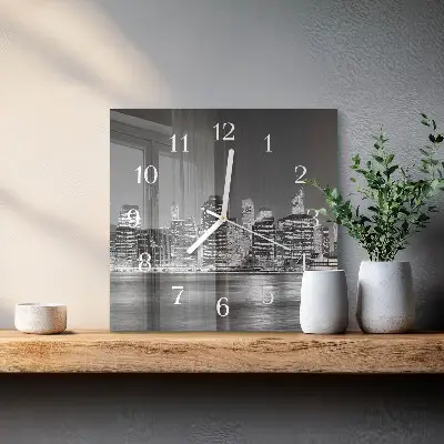 Wanduhr mit motiv quadratisch Horizont