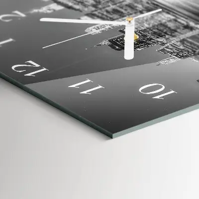 Wanduhr mit motiv quadratisch Horizont