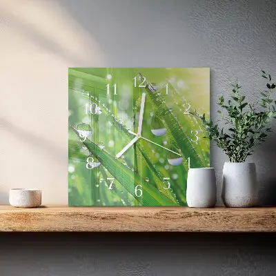 Wanduhr mit motiv quadratisch Tau