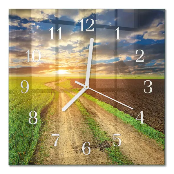Quadratische wanduhr Feld
