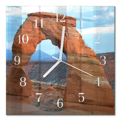 Moderne wanduhr quadratisch Grand Canyon