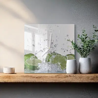 Wanduhr mit motiv quadratisch Limes