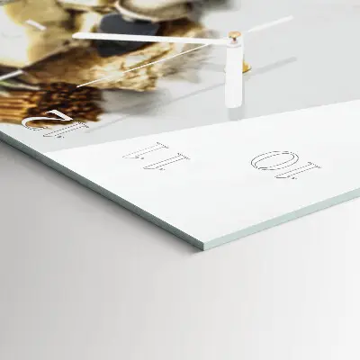 Wanduhr mit motiv quadratisch Pasta