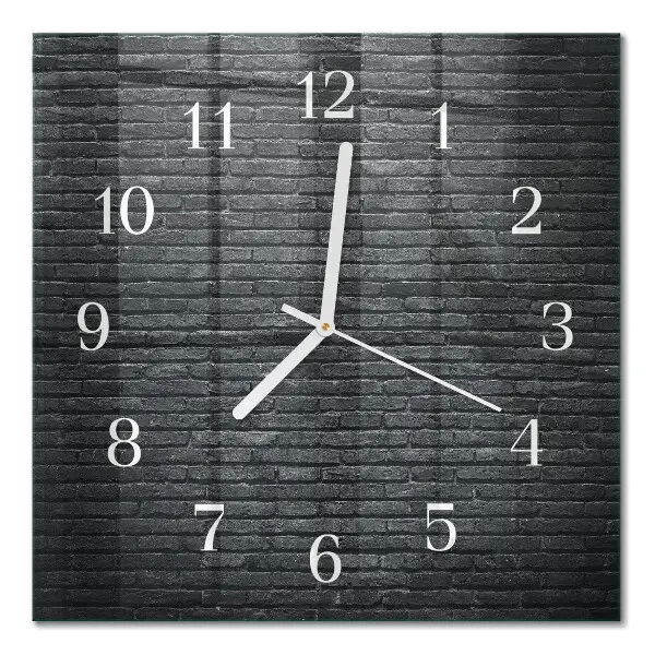 Quadratische wanduhr Klinker