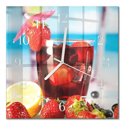 Moderne wanduhr quadratisch Trinken