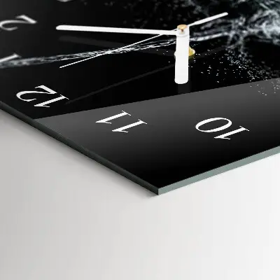 Moderne wanduhr quadratisch Wasser
