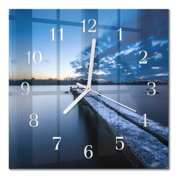 Wanduhr mit motiv quadratisch Landschaft