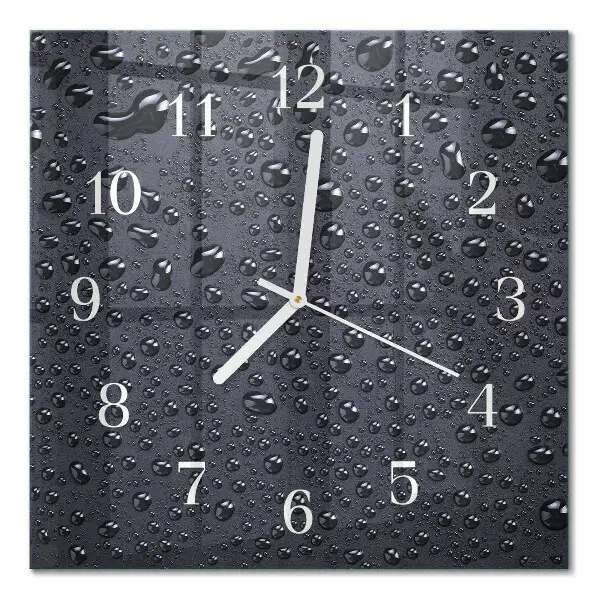 Moderne wanduhr quadratisch Tropfen