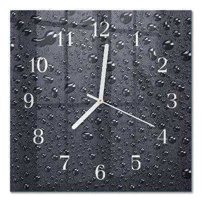 Moderne wanduhr quadratisch Tropfen
