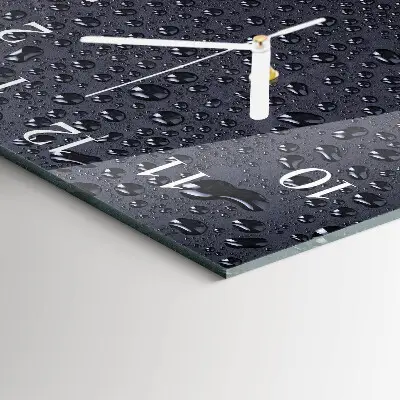 Moderne wanduhr quadratisch Tropfen