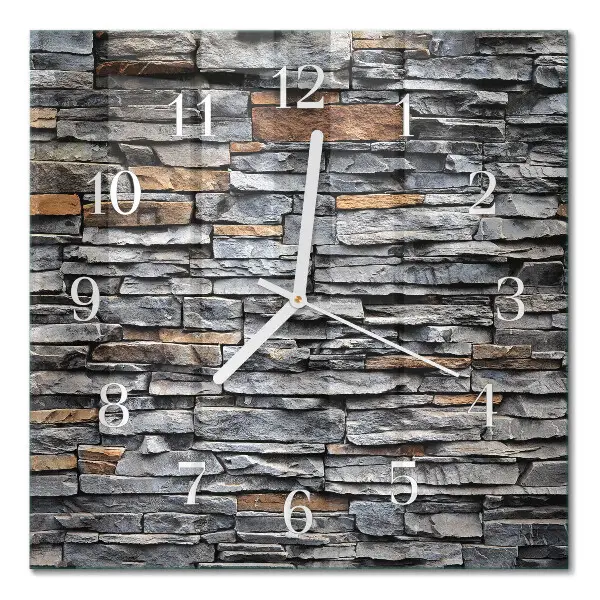 Quadratische wanduhr modern Klinker