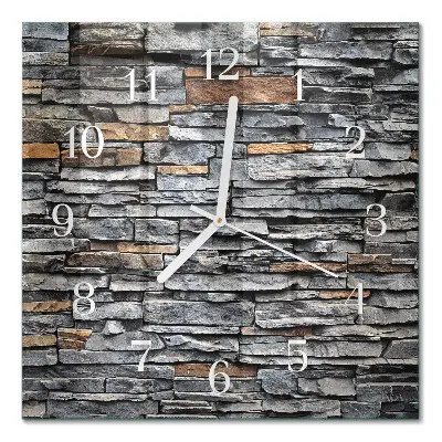 Quadratische wanduhr modern Klinker