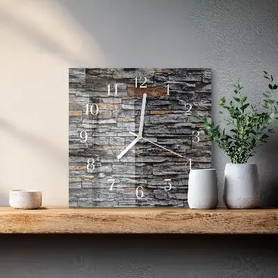 Quadratische wanduhr modern Klinker