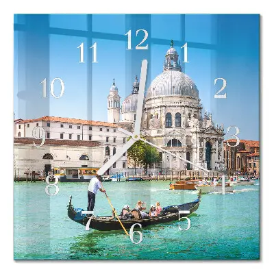 Quadratische wanduhr Venedig