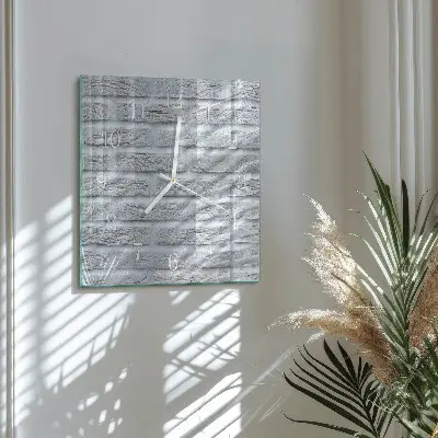 Glasuhr quadratisch Klinker