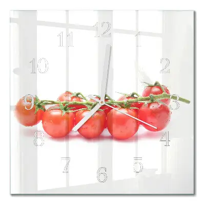 Wanduhr mit motiv quadratisch Tomaten