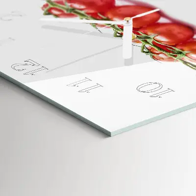 Wanduhr mit motiv quadratisch Tomaten