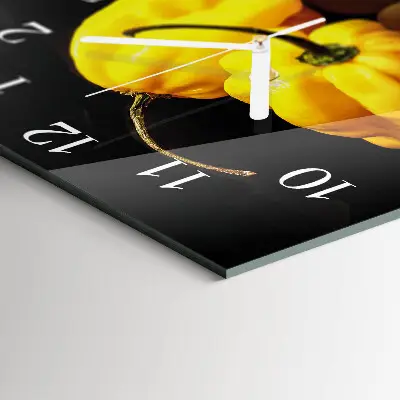 Wanduhr mit motiv quadratisch Pfeffer