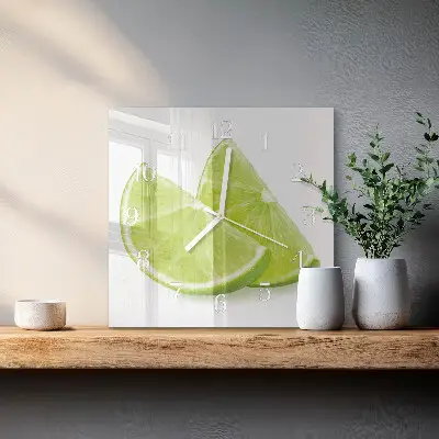 Glasuhr quadratisch Kalziumkarbonat