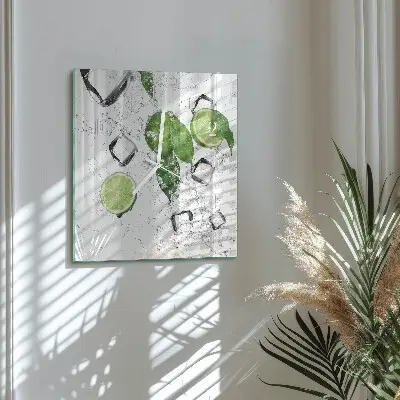 Quadratische wanduhr modern Limes