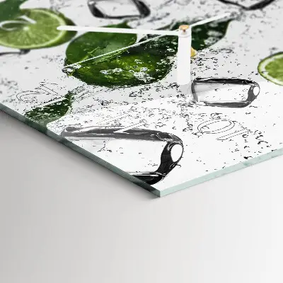 Quadratische wanduhr modern Limes