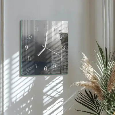Moderne wanduhr quadratisch Abgrund