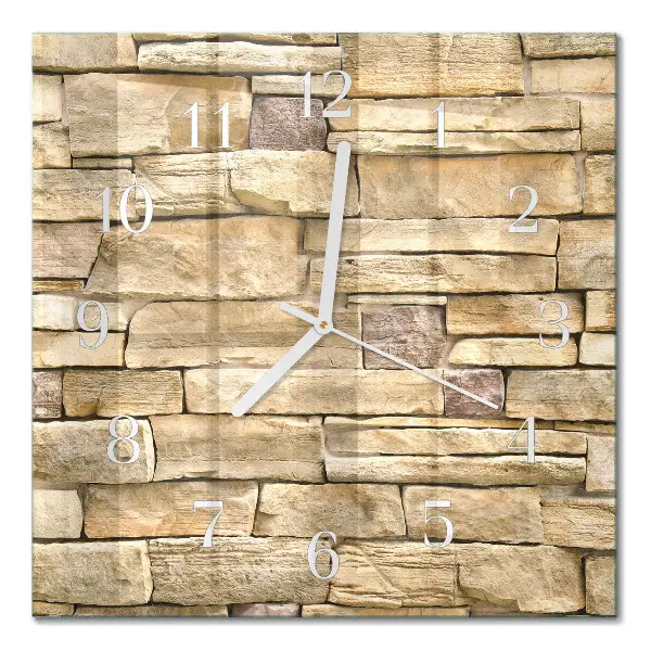 Moderne wanduhr quadratisch Wand