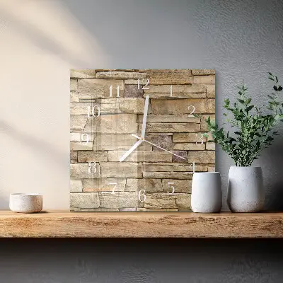 Moderne wanduhr quadratisch Wand