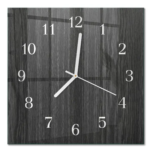 Wanduhr mit motiv quadratisch Holz