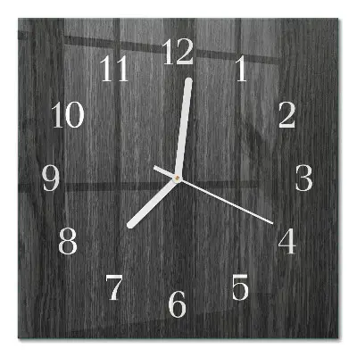 Wanduhr mit motiv quadratisch Holz