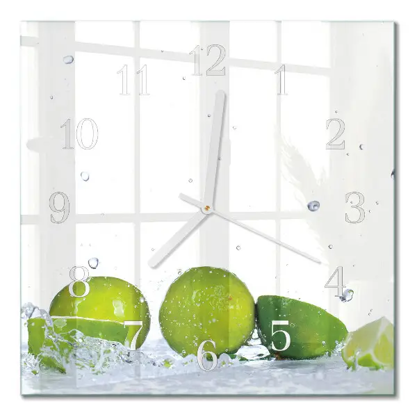 Wanduhr mit motiv quadratisch Limes
