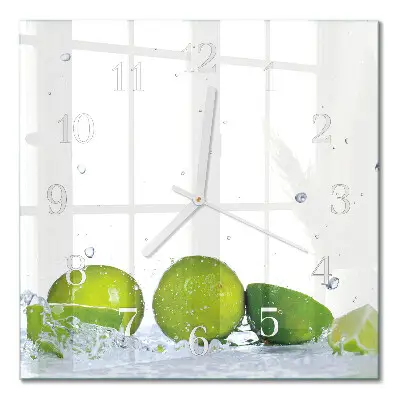 Wanduhr mit motiv quadratisch Limes