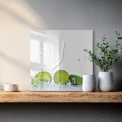 Wanduhr mit motiv quadratisch Limes