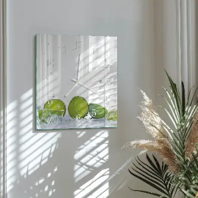 Wanduhr mit motiv quadratisch Limes