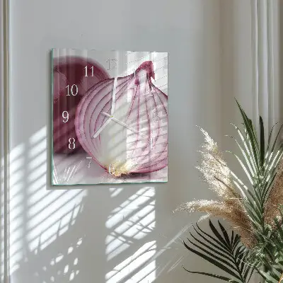 Moderne wanduhr quadratisch Zwiebel