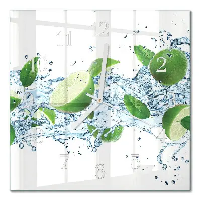 Quadratische wanduhr Limes