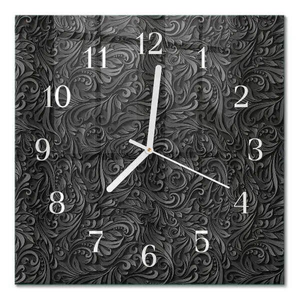 Moderne wanduhr quadratisch Muster