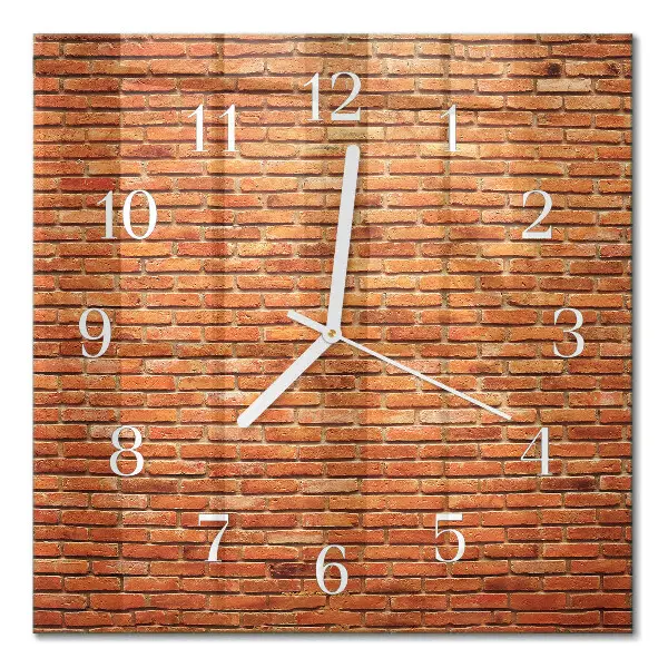 Moderne wanduhr quadratisch Ziegelsteine